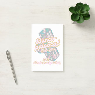 Bloco De Notas Notas adesivas Bunco-palooza