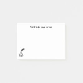 Bloco De Notas Notas Adesivas CWC