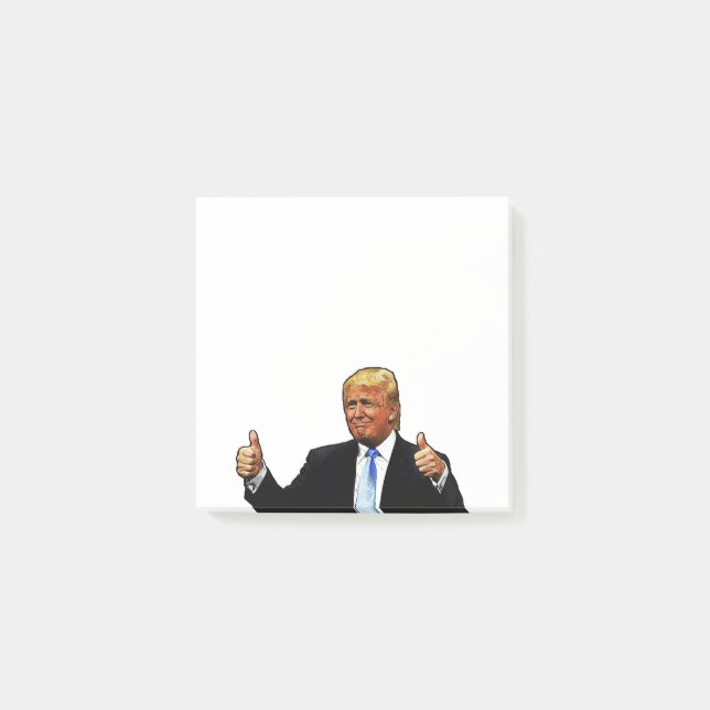 BLOCO DE NOTAS NOTAS ADESIVAS DE DONALD TRUMP (Frente)