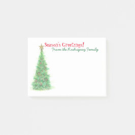 Bloco De Notas Notas adesivas de Natal personalizadas