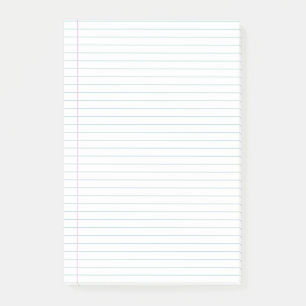 Bloco De Notas Notas adesivas de notebook com ampla régua