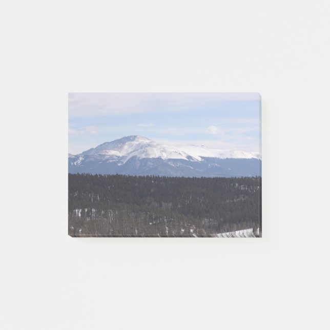 Bloco De Notas Notas adesivas de Pike's Peak (Frente)