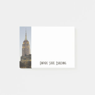 Bloco De Notas Notas adesivas do Empire State Building de NYC