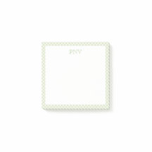 Notas Adesivas Verde e Branco Preppy