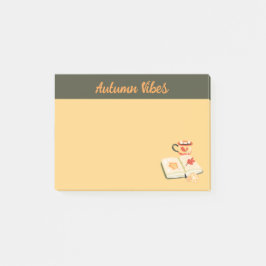 Bloco De Notas Notas Adhesivas Cozy Autumn Vibes