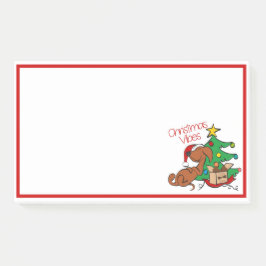 Bloco De Notas Notas Adhesivas de Cachorro Dachshund com Vibração