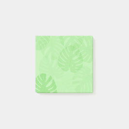 Bloco De Notas Notas Adhesivas de Folhas de Monstera