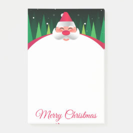Bloco De Notas Notas Adhesivas do Papai Noel do Natal