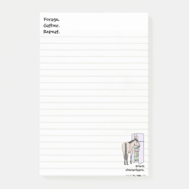Bloco De Notas Notas Adhesivas Frosty Forage (Frente)