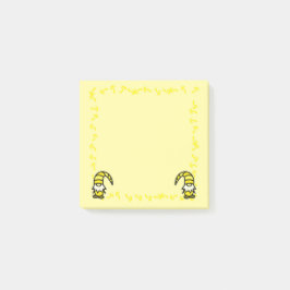 Bloco De Notas Notas Adhesivas Gnome Amarelo