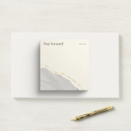 Bloco De Notas Notas Adhesivas Minimalistas Inspiradoras | Modern