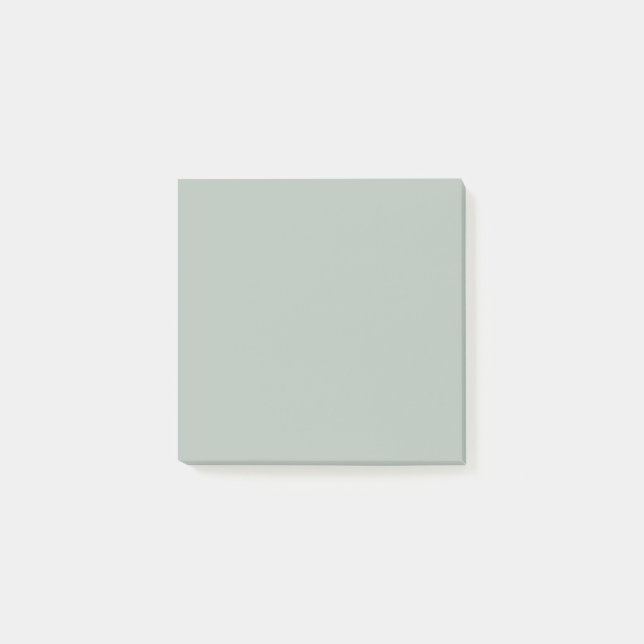 Bloco De Notas Notas Adhesivas Quadradas Cinza Cinza Post-it® (Frente)