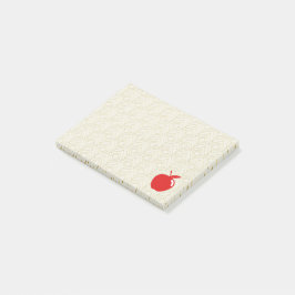Bloco De Notas Notas Adhesivas Red Apple