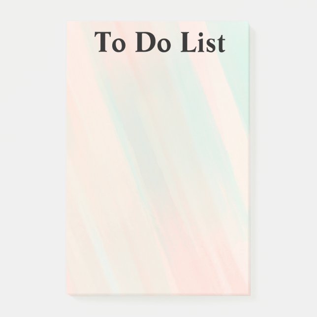 Bloco De Notas Notas Adicionais a Fazer Lista (Frente)