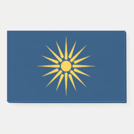 Bloco De Notas Notas com a bandeira da Macedônia, Grécia