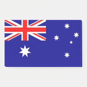 Bloco De Notas Notas com a bandeira de Austrália