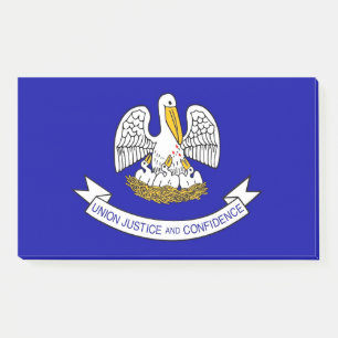 Bloco De Notas Notas com bandeira da Louisiana, EUA