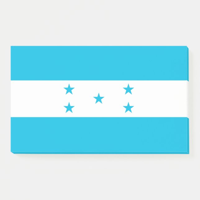 Bloco De Notas Notas com bandeira de Honduras (Frente)