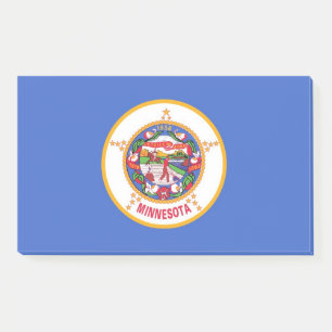 Bloco De Notas Notas com bandeira de Minnesota, EUA
