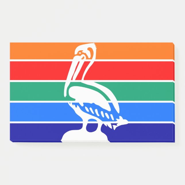 Bloco De Notas Notas com bandeira de Ruas. Petersburgo, Flórida (Frente)