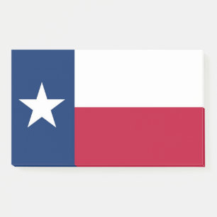 Bloco De Notas Notas com bandeira do Texas, EUA