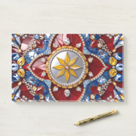 Bloco De Notas Notas com cores colombianas