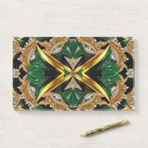 Bloco De Notas Notas com cores jamaicanas