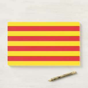 Bloco De Notas Notas com pavilhão da Catalunha
