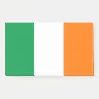 Notas com pavilhão da Irlanda