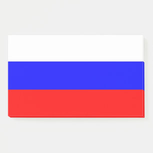 Bloco De Notas Notas com pavilhão da Rússia