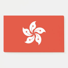 Bloco De Notas Notas com pavilhão de Hong Kong