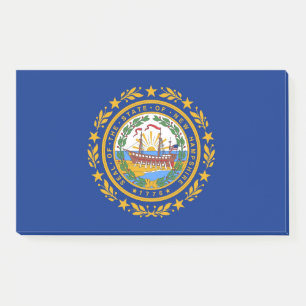 Bloco De Notas Notas com pavilhão de New Hampshire, EUA