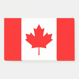 Bloco De Notas Notas com pavilhão do Canadá