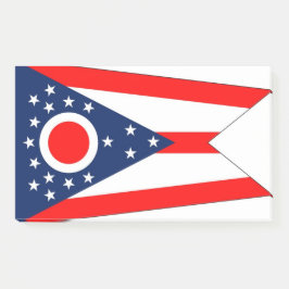 Bloco De Notas Notas com pavilhão do Estado de Ohio, EUA