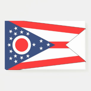 Bloco De Notas Notas com pavilhão do Estado de Ohio, EUA