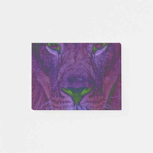 Bloco De Notas Notas da Abstrato Lion Post-it® (Frente)