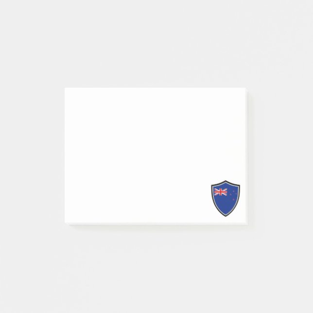 Bloco De Notas Notas da bandeira neozelandesa (Frente)