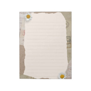 Bloco De Notas Notas da Linhagem do Livro Branco da Pintura Casta