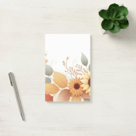 Bloco De Notas Notas da Nature design Post-It® de 4" x 6"