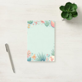 Bloco De Notas Notas da Nature design Post-It® de 4" x 6"