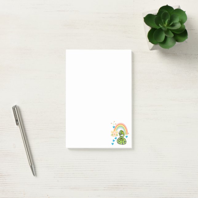 Bloco De Notas Notas da Natureza Cobra Arco-íris (Escritótio)