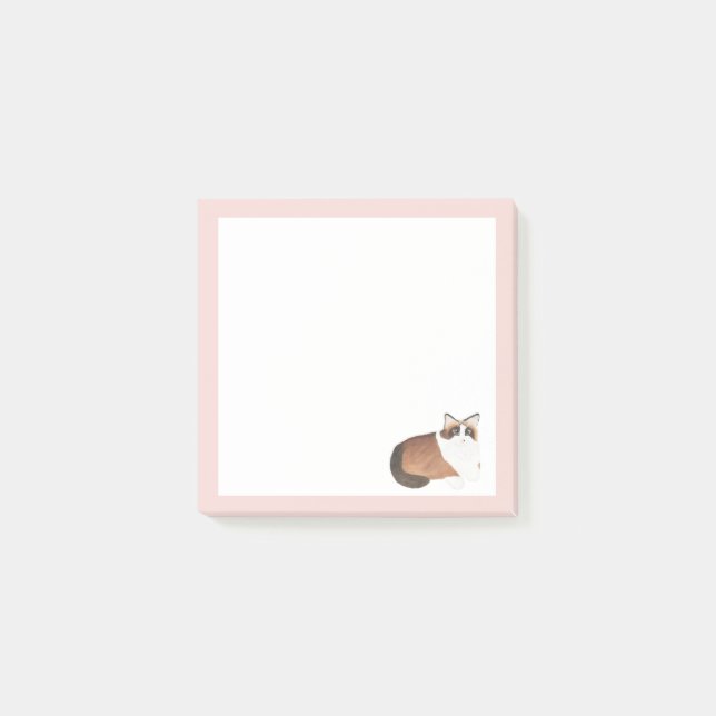 Bloco De Notas Notas da Pós-Ti®, 3" x 3" (Frente)