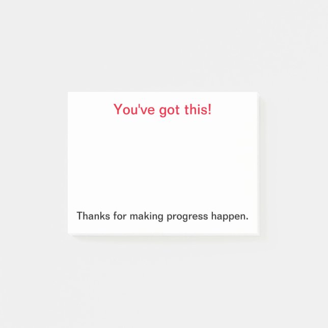 Bloco De Notas Notas da Pós-Ti®, 4" x 3" (Frente)