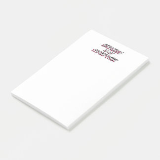 Bloco De Notas Notas da Pós-Ti®, 4" x 6"