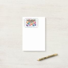 Bloco De Notas Notas da Posta da feliz Home