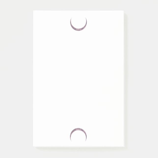 Bloco De Notas Notas da Posta da Lua Crsecente (Frente)