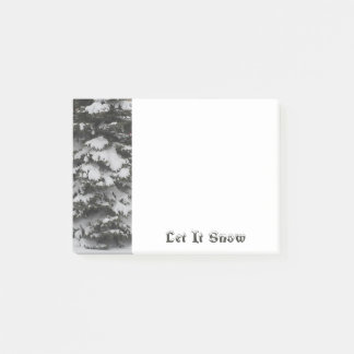 Bloco De Notas Notas da Snowy Branches Pós-Ti®