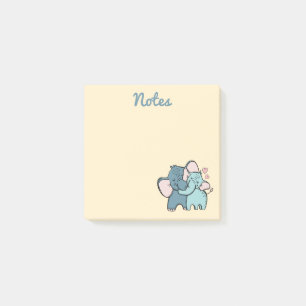 Bloco De Notas Notas de amor de elefante