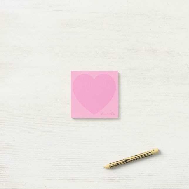Bloco De Notas Notas de Amor Post-it (Na mesa)