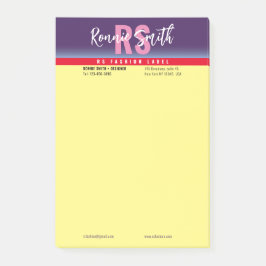 Bloco De Notas Notas de Assinatura